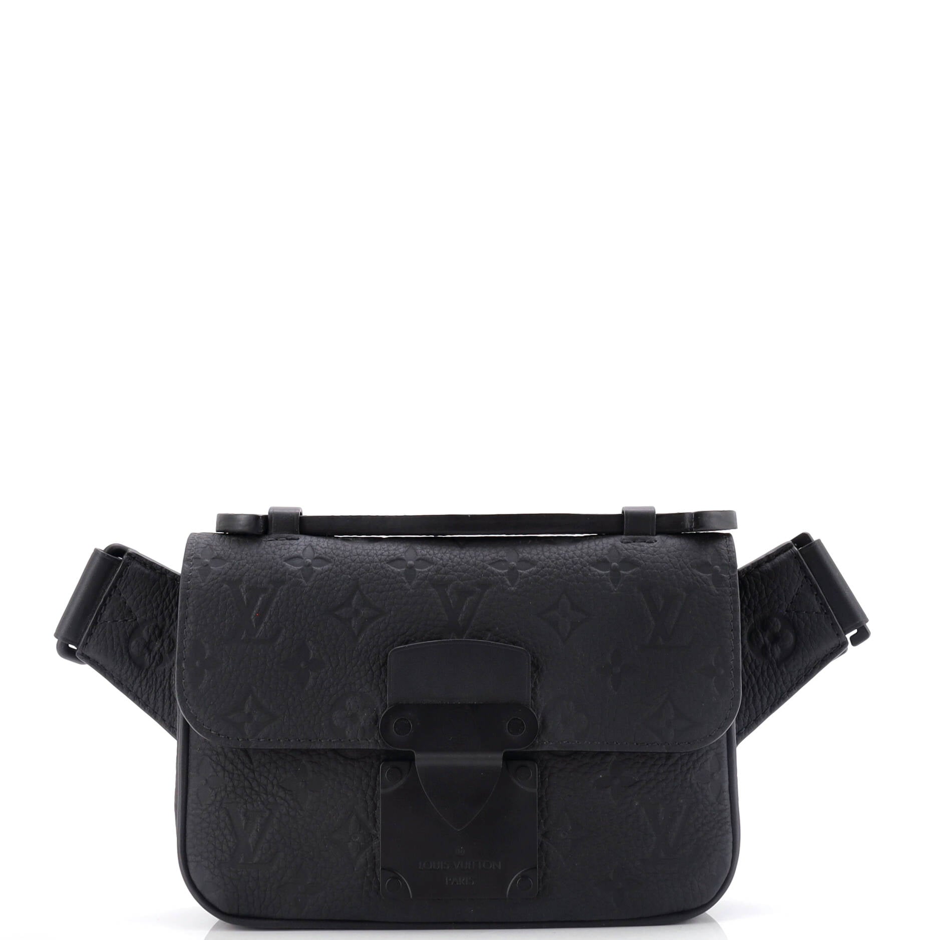 Louis Vuitton Lock Sling Bag Taurillon Leather Monogram Crossbody Bag