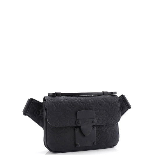 Louis Vuitton Lock Sling Bag Taurillon Leather Monogram Crossbody Bag