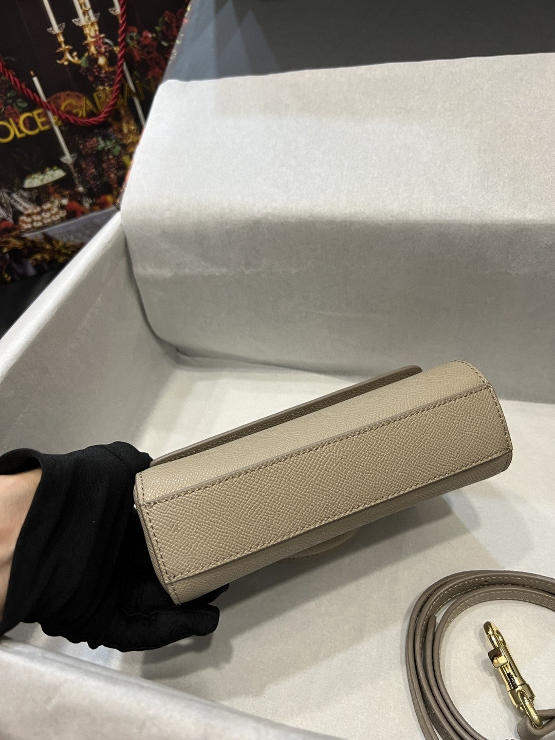 Sicily Dauphine Beige Small Travel Bag