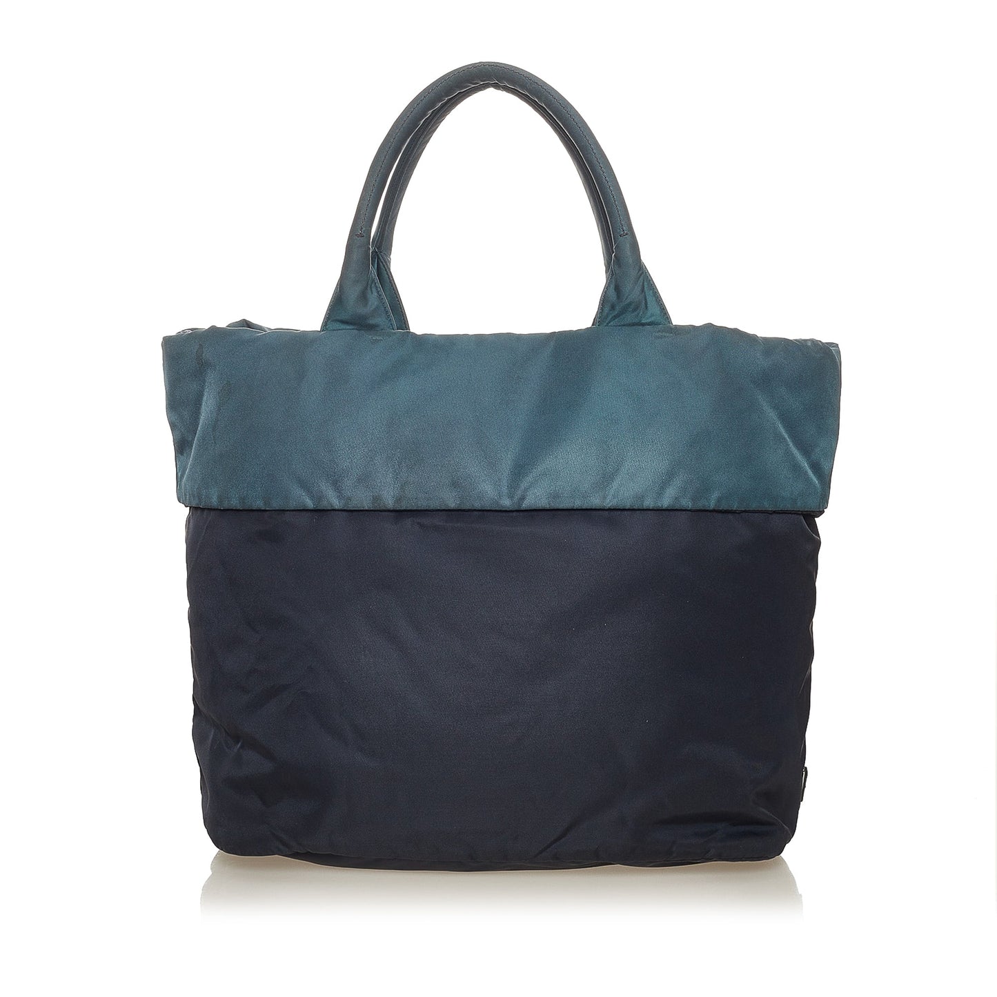 Prada Tessuto Reversible Tote Bag Blue Tote Bag 3