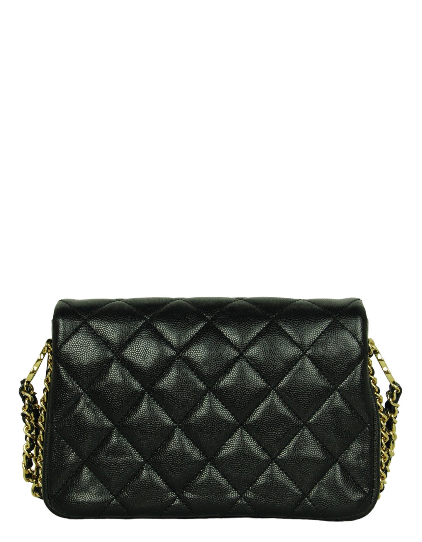 Chanel NEW Black Caviar CC Coco You Flap Bag