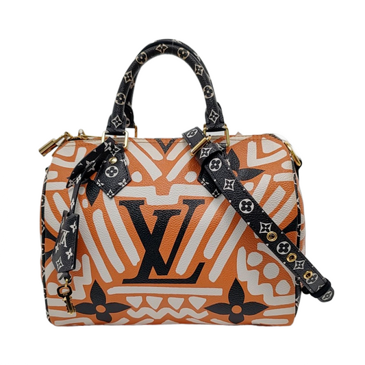 Louis Vuitton Speedy Bandouliere 25 Giant Monogram Handbag
