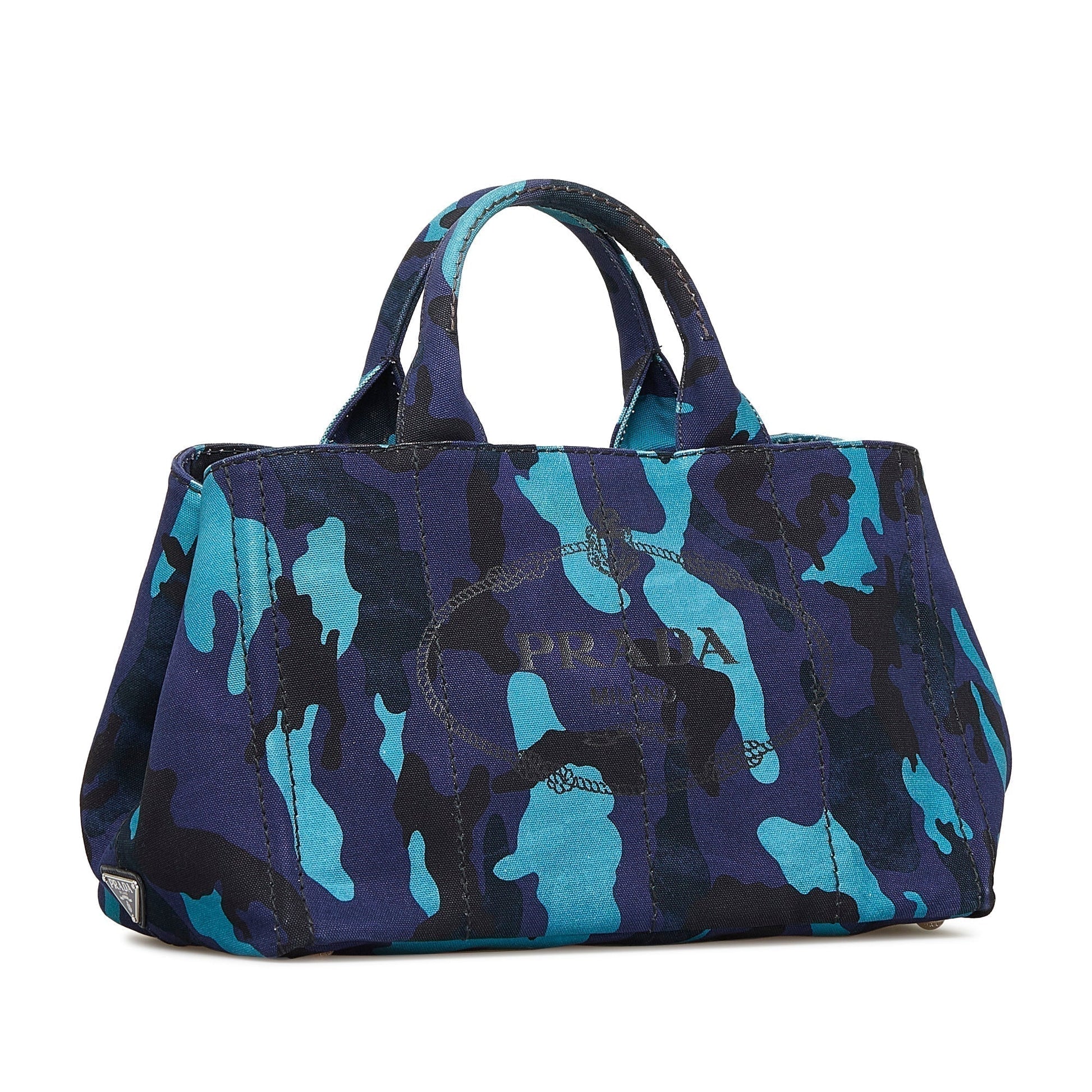 Prada Canapa Camouflage Satchel Satchel Bag