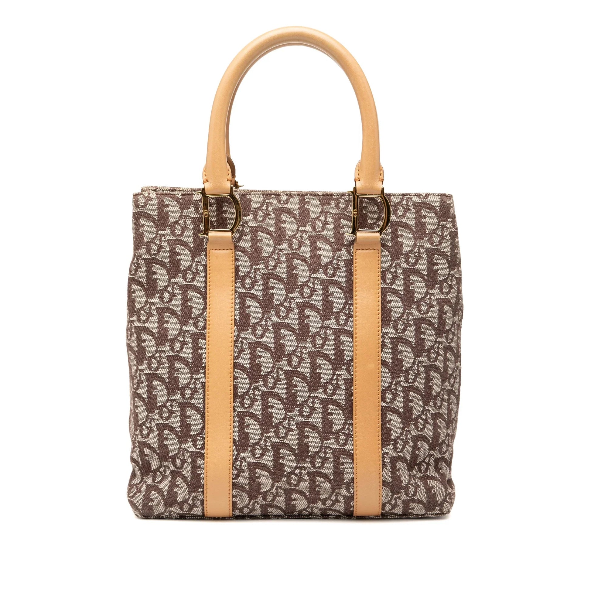 Dior Handbag issimo Trotter Tote Canvas Brown Tote Bag