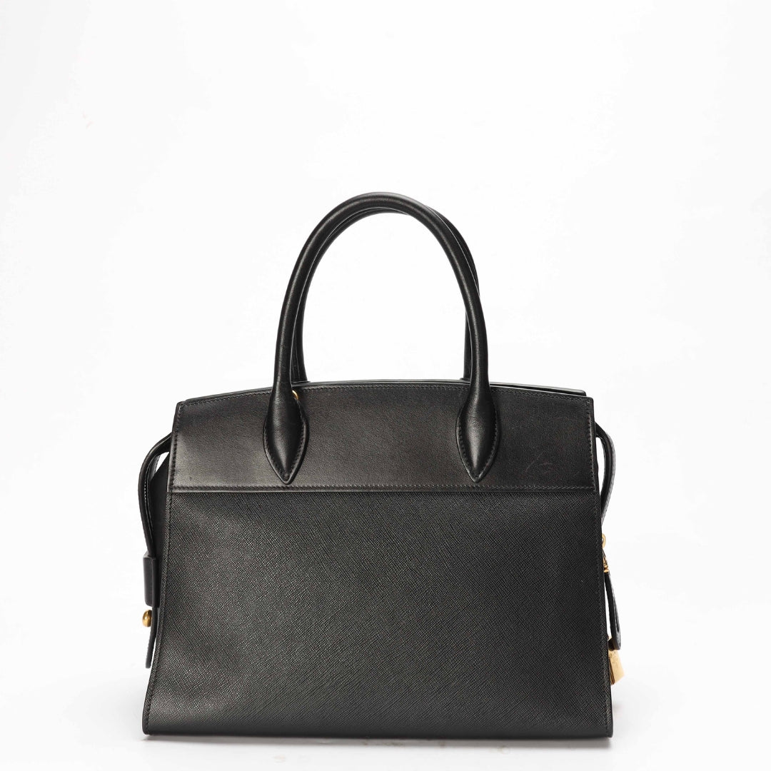 Prada Esplanade Convertible Tote Black Tote Bag