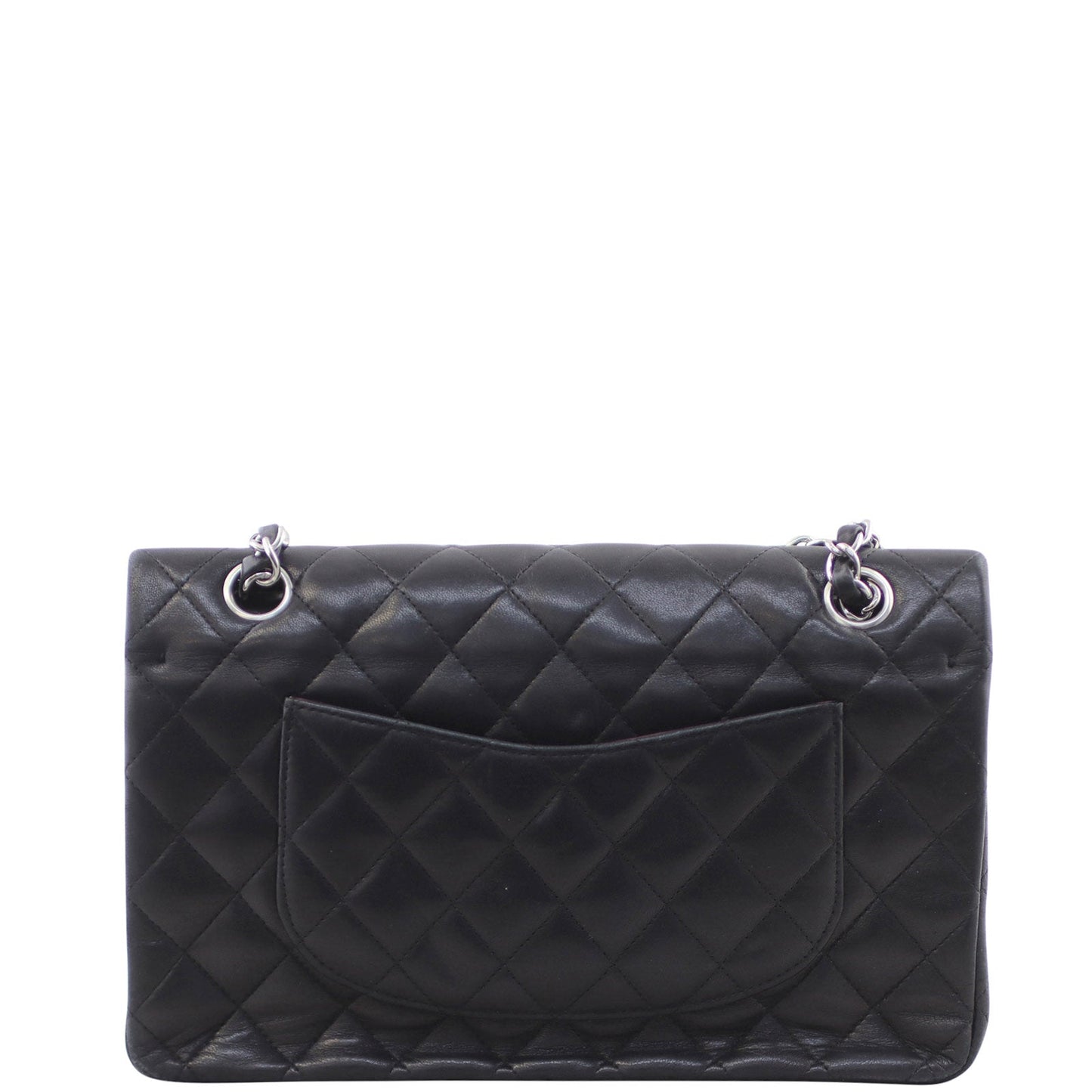 Chanel Classic Double 10 Series Handbag Black Medium