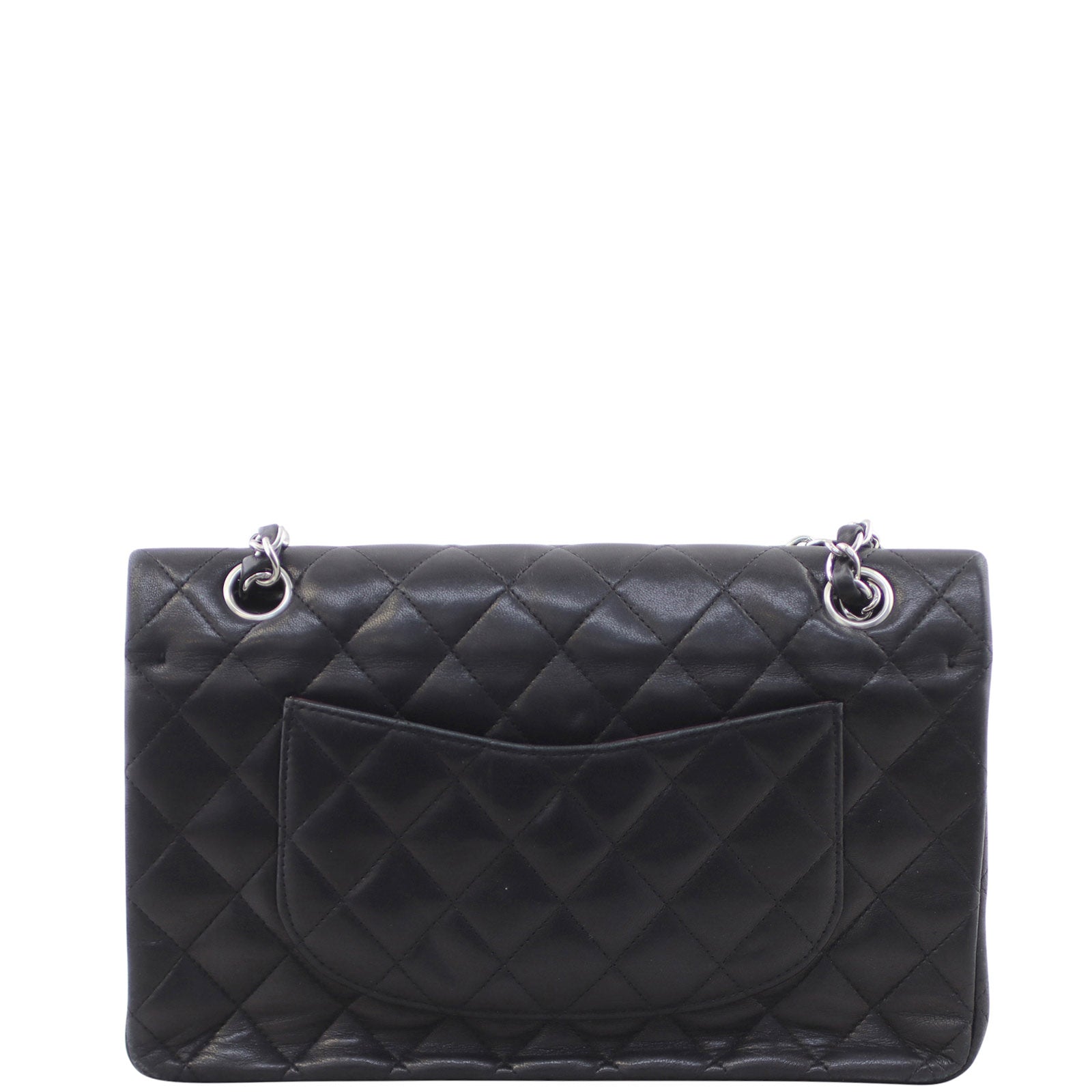 Chanel Classic Double 10 Series Handbag Black Medium