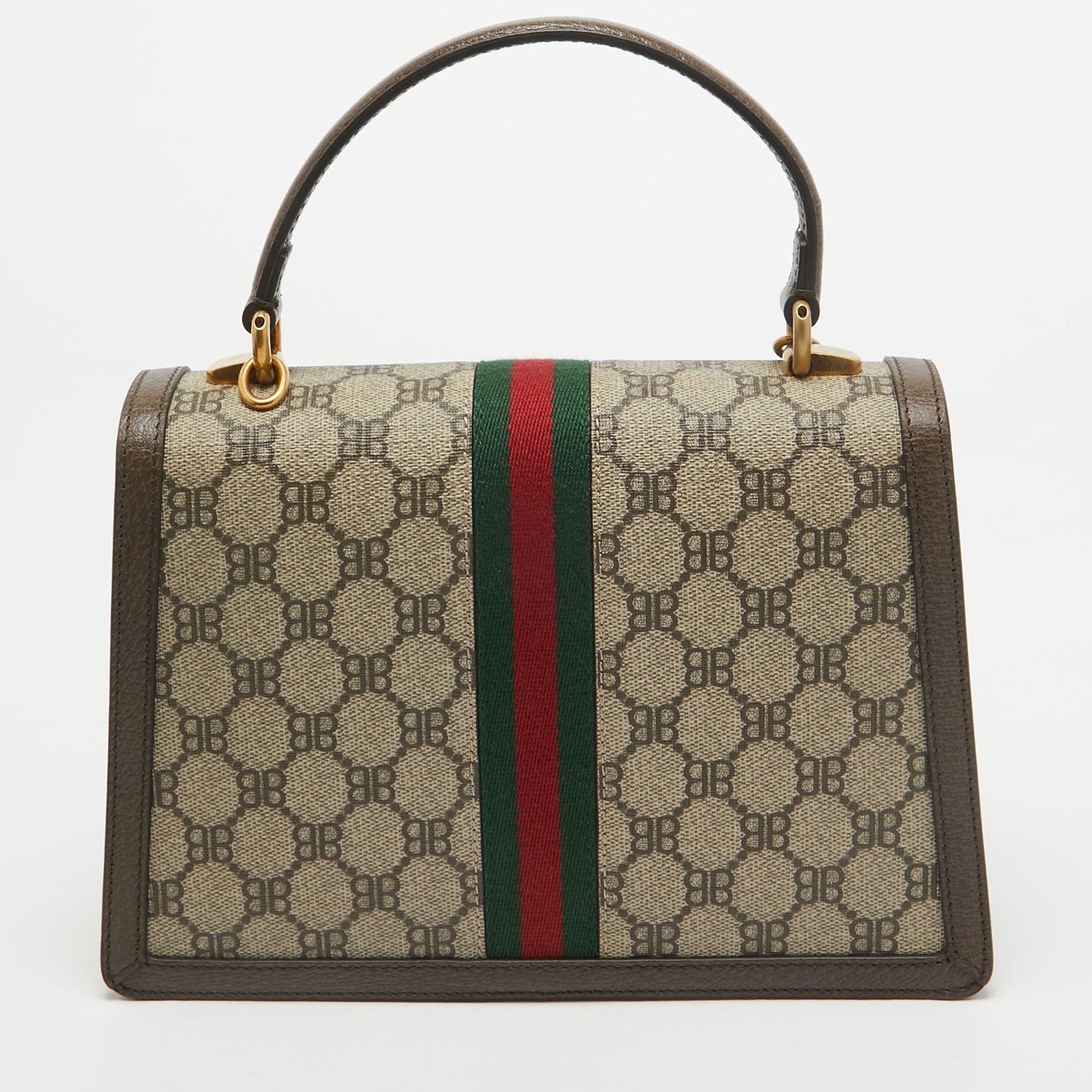 Gucci Luxury Balenciaga Trending X Coated Leather Canvas Brown Beige Apparel
