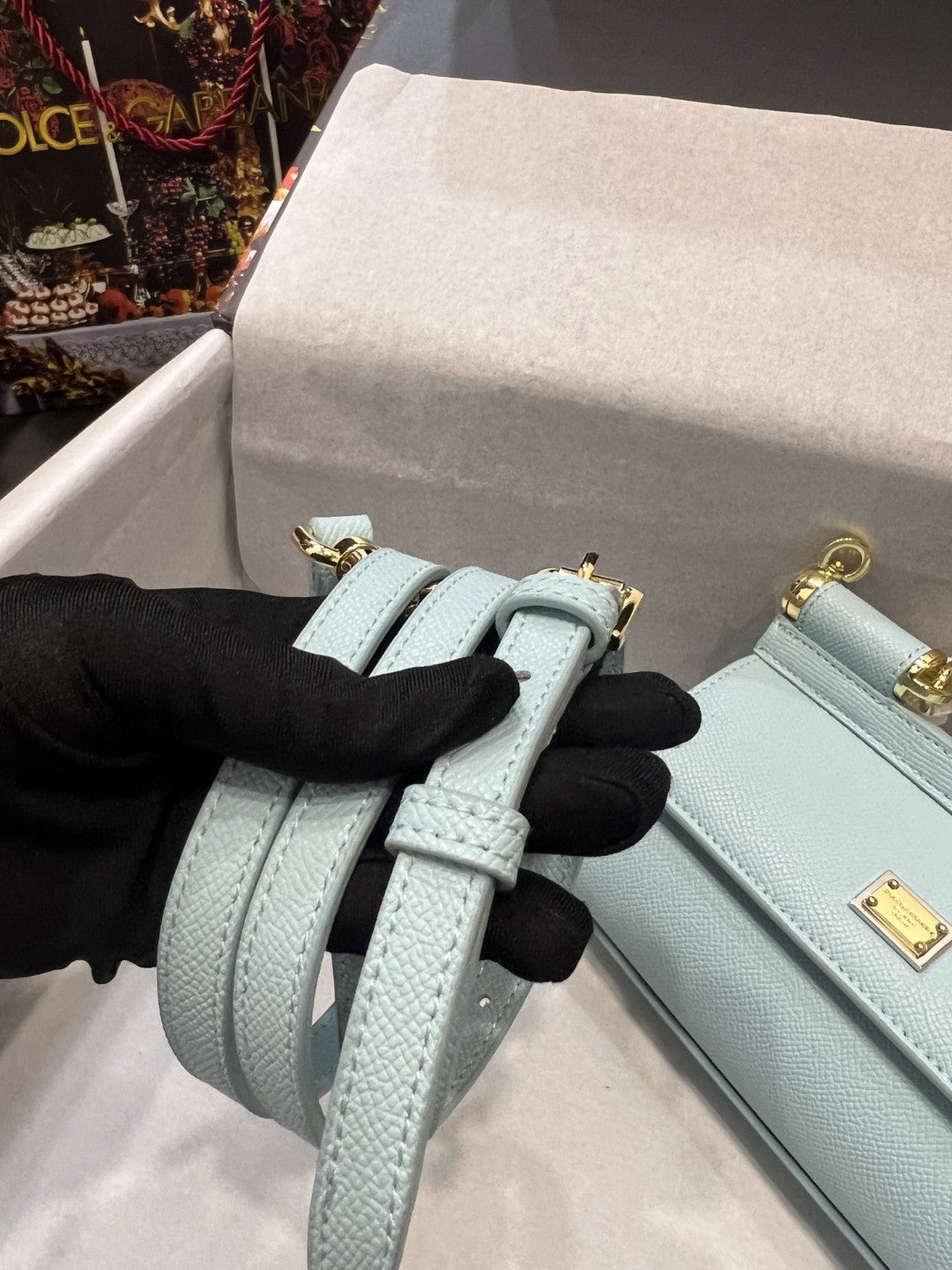 Sicily Dauphine Azure Small Travel Bag