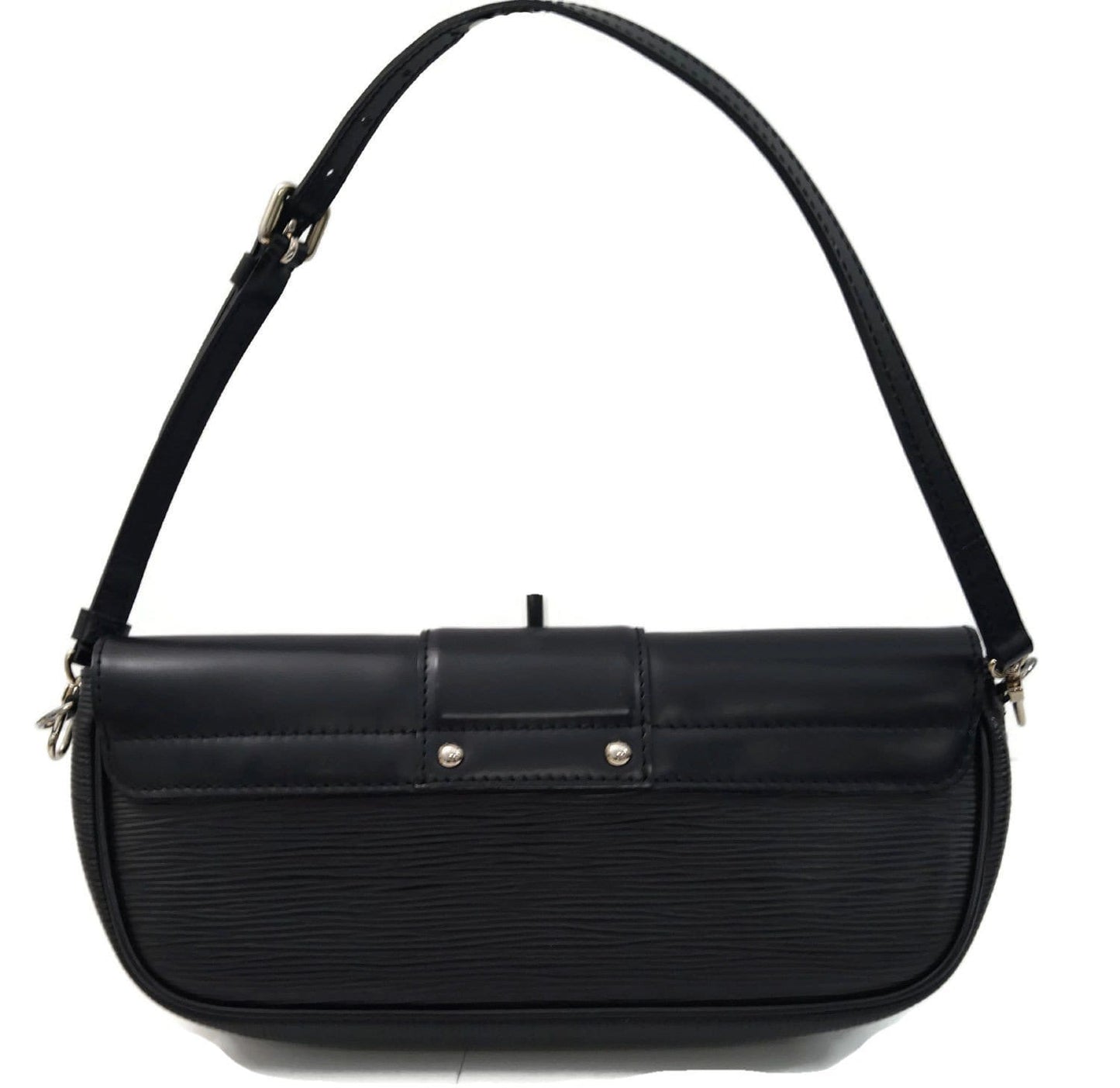 Louis Montaigne Clutch Epi Noir Shoulder Bag