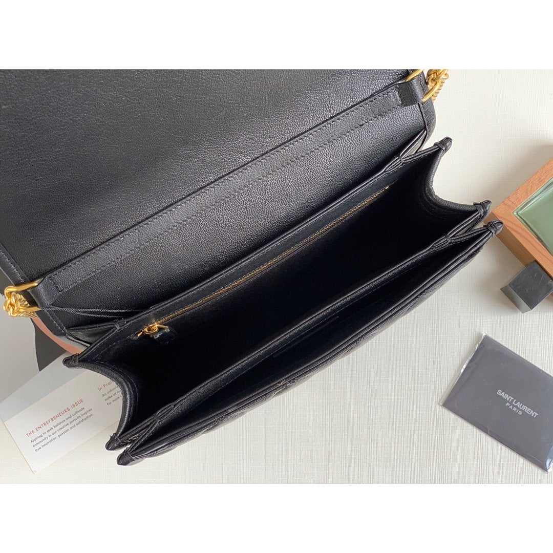 YSL Saint Laurent Lou Shoulder Bag Quilted Chain