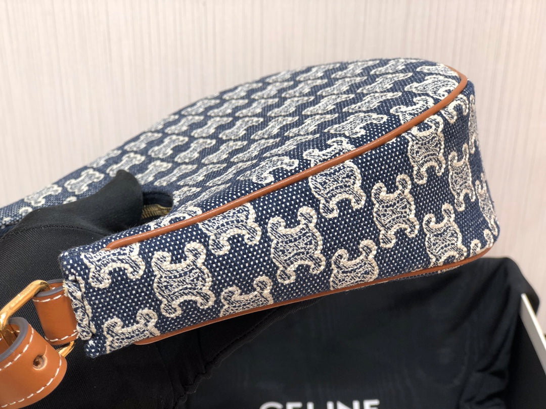 Top Quality Ava Bag In Triomphe For Canvas Denim Travel Bag