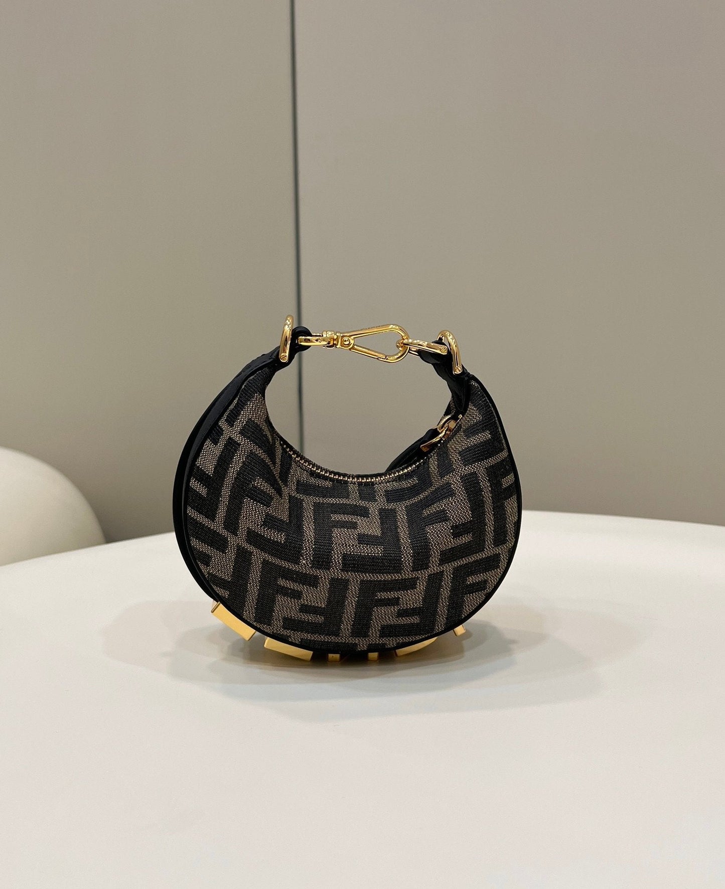 Fendi Nano Figraphy Ff Brown Travel Bag