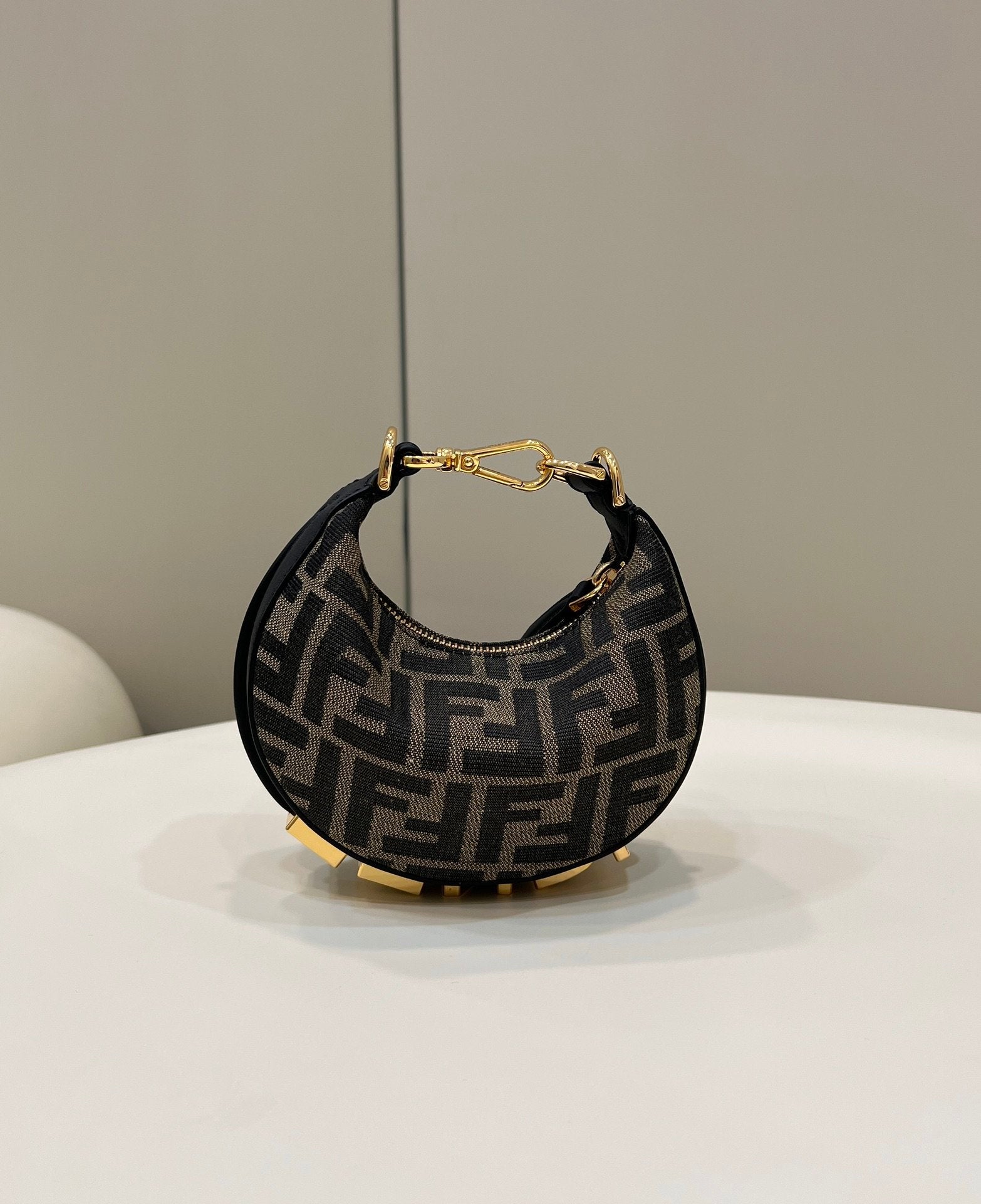 Fendi Nano Figraphy Ff Brown Travel Bag