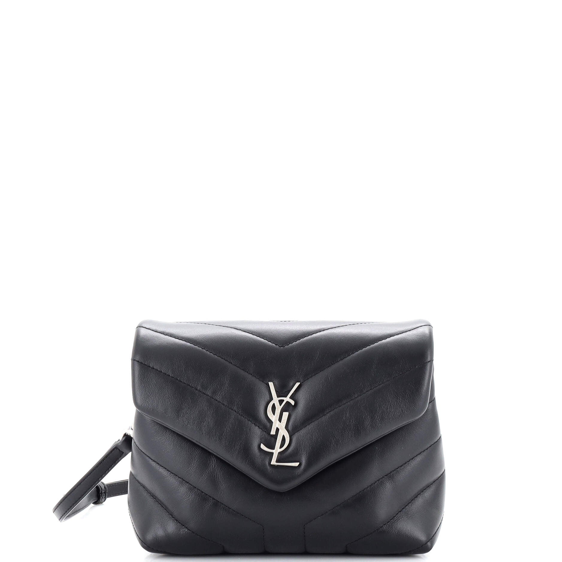 YSL Saint Laurent Luxury Trending Loulou Shoulder Bag Chevron Leather Matelasse Toy Leather Toy 2