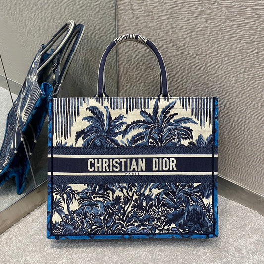 Book Cd Blue Large Book Tote Bag Cd M1286Zriw