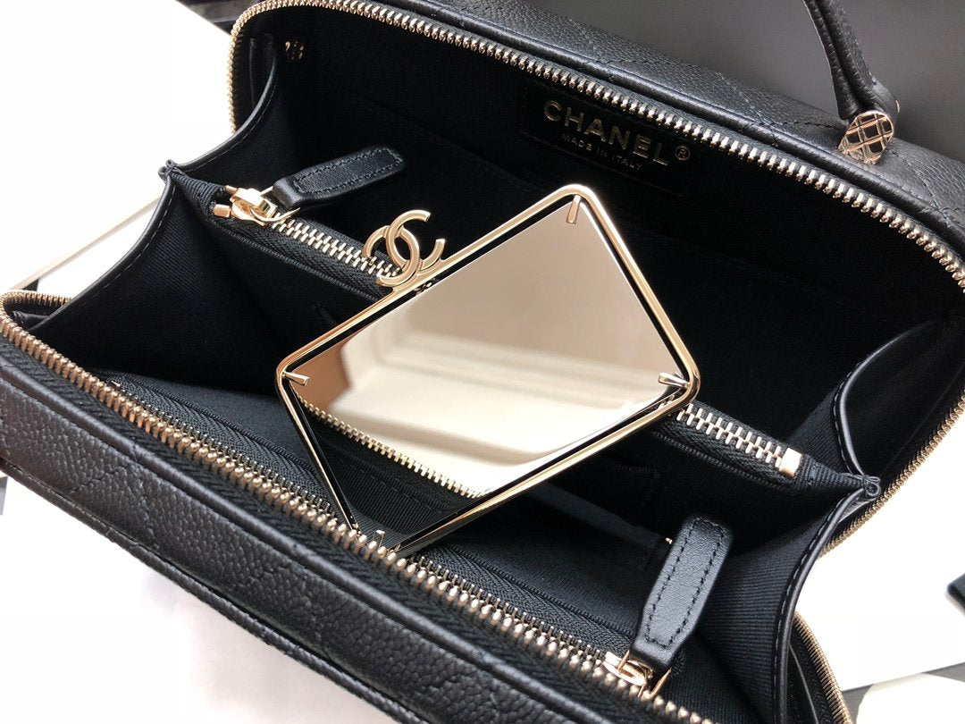 Chlmini Camera Case For Women Travel Bag Black