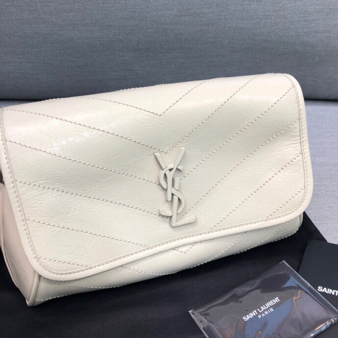 YSL Saint Laurent Niki Shoulder Bag Quilted Chain 11In28Cm Ysl 8322