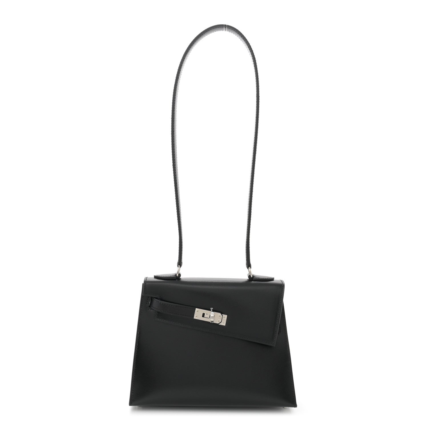 Hermes Box Kelly En Desordre Sellier Handbag Black Travel Bag