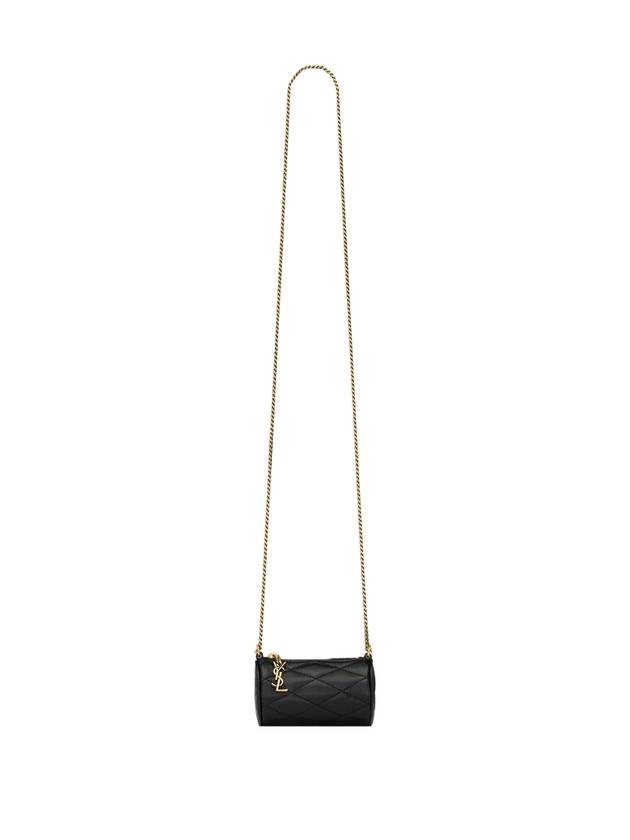 YSL Saint Laurent Luxury Trending Sade Tube Shoulder Bag Lambskin Black Micro