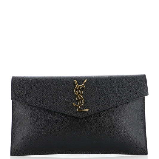 YSL Saint Laurent Luxury Trending Uptown Pouch Handbag Leather Travel Bag