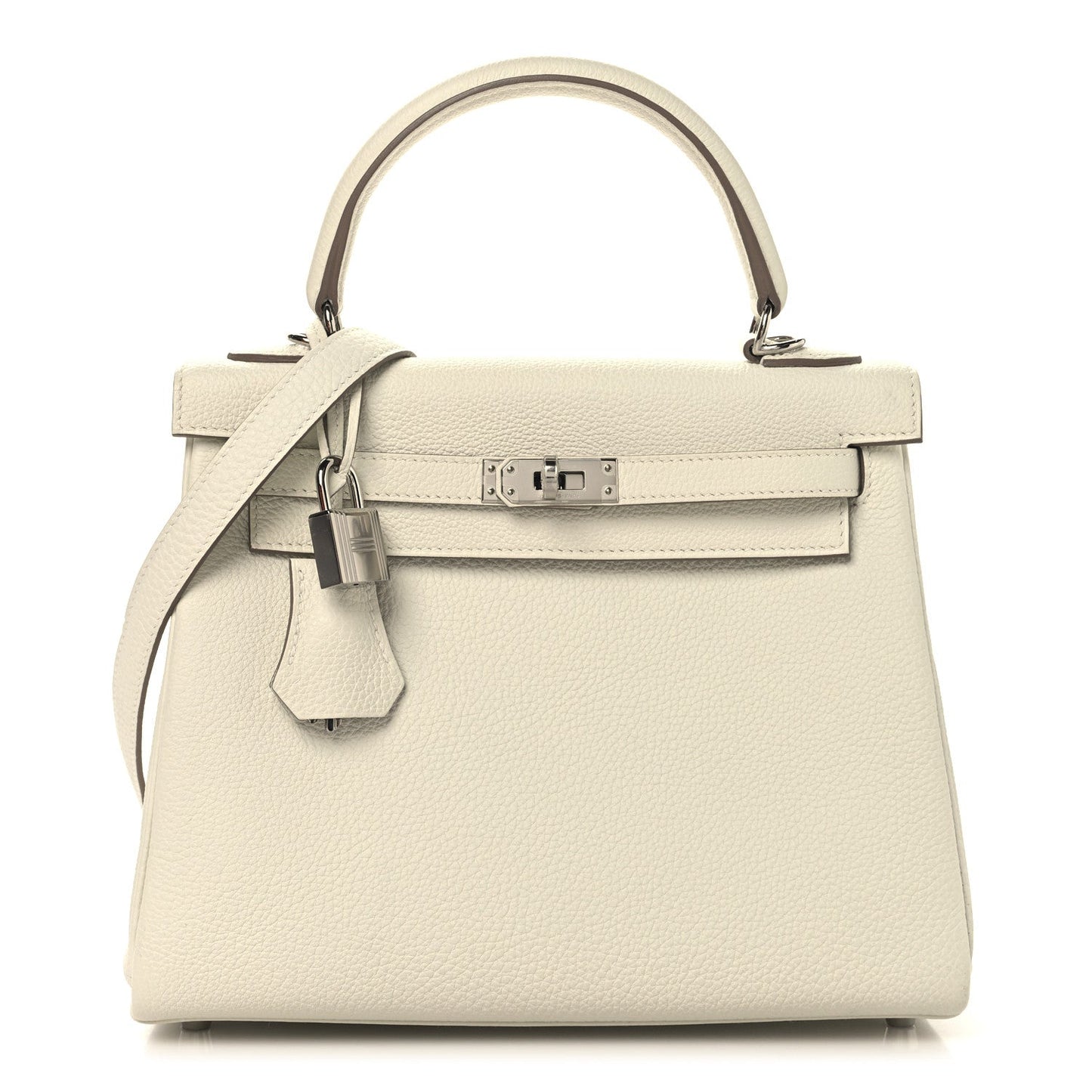 Hermes Togo Kelly Retourne Mushroom Handbag Travel Bag