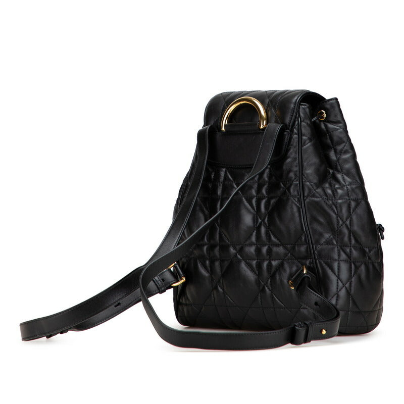 Dior Caro Macrocannage Backpack Leather