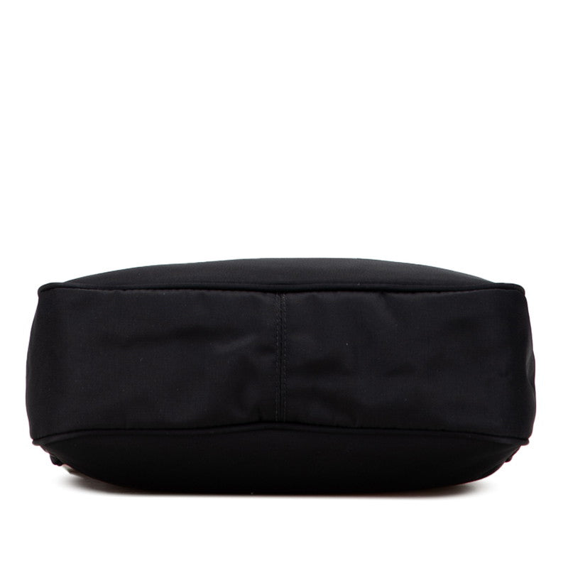 Fendi Ff Shoulder Bag Leather Nylon Logo