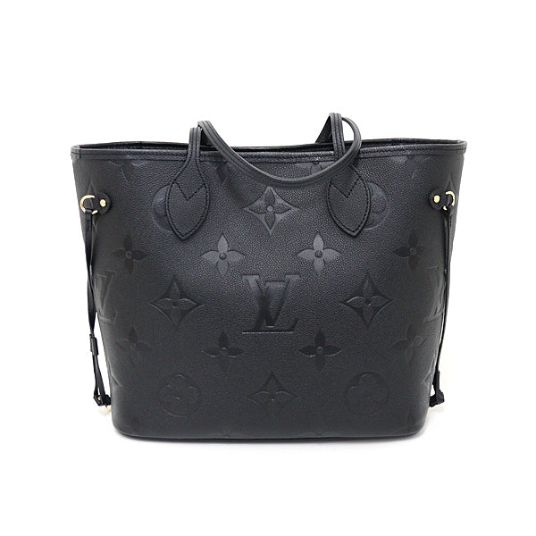 Louis Vuitton M45685 Empreinte E An Monogram Leather Black Neverfull Tote Bag
