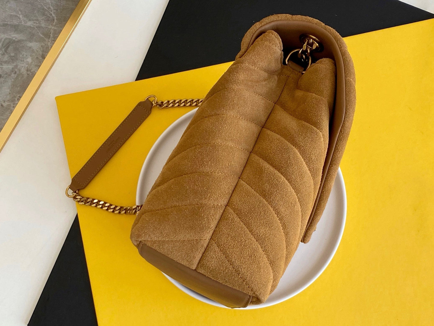YSL Saint Laurent Loulou Lou Shoulder Bag Chain 3
