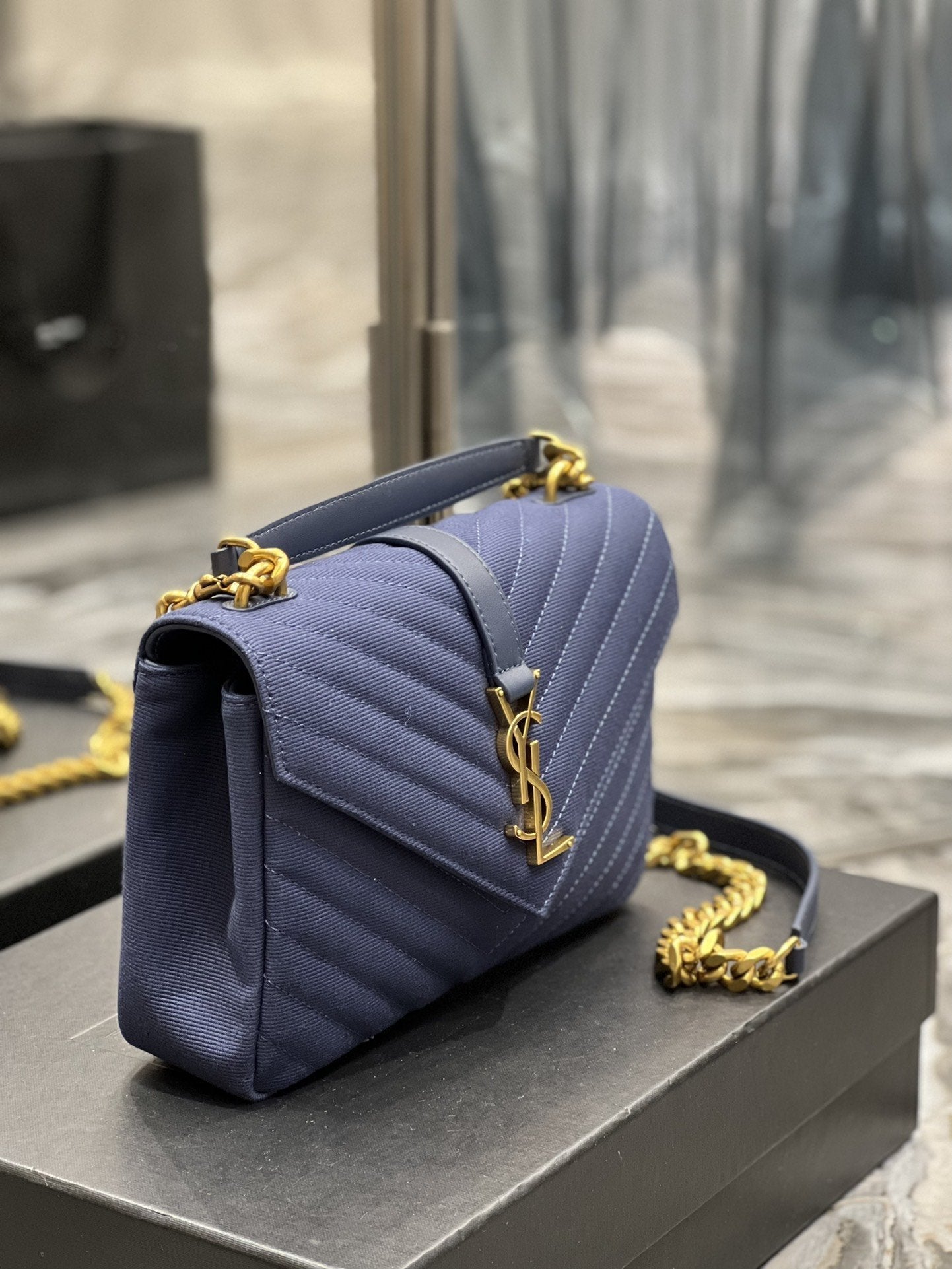 YSL Saint Laurent Envelope Handbag Travel Bag