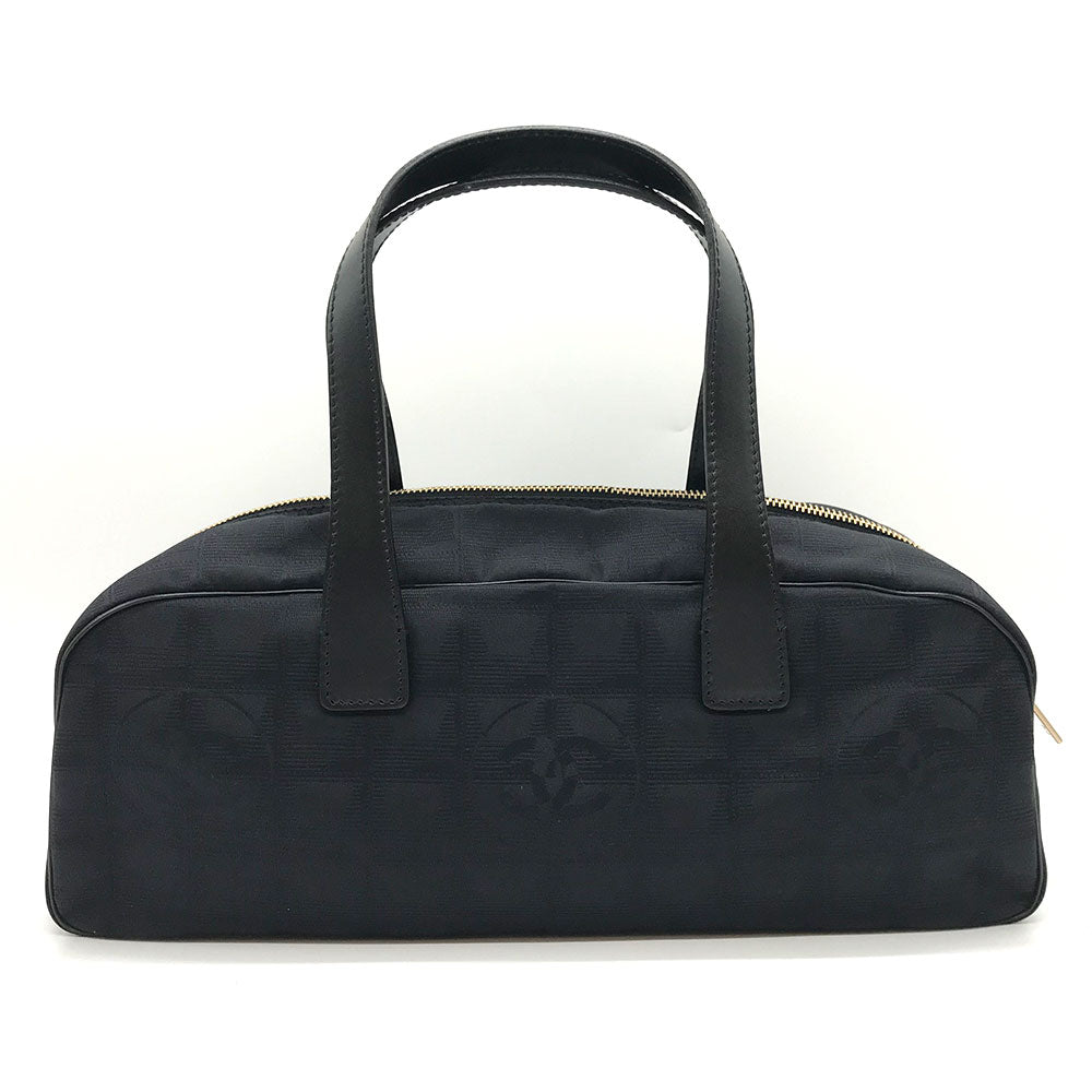 Chanel Nylon Jacquard Mini Boston Bag