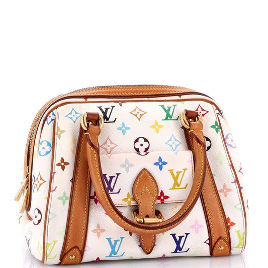 Louis Vuitton Priscilla Handbag Multicolor Monogram Travel Bag