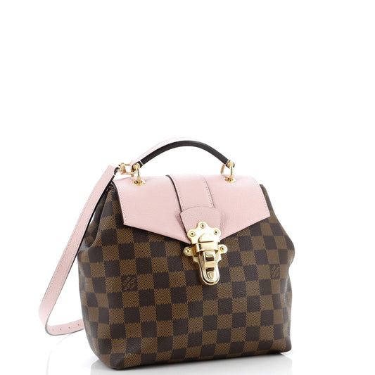 Louis Vuitton Clapton Backpack Damier And Leather Leather 3002291
