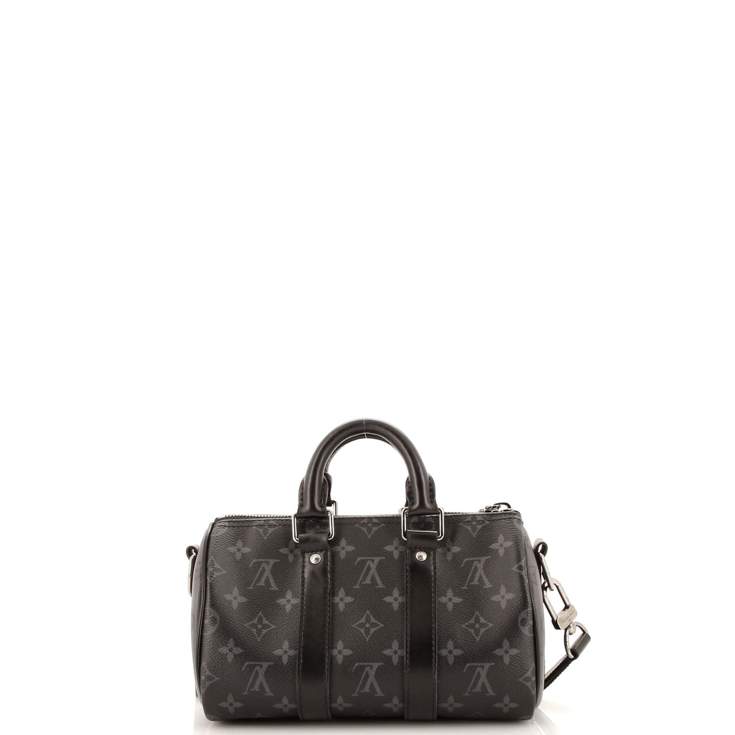 Louis Vuitton Keepall Bandouliere Bag Reverse Eclipse Canvas Monogram Travel Bag