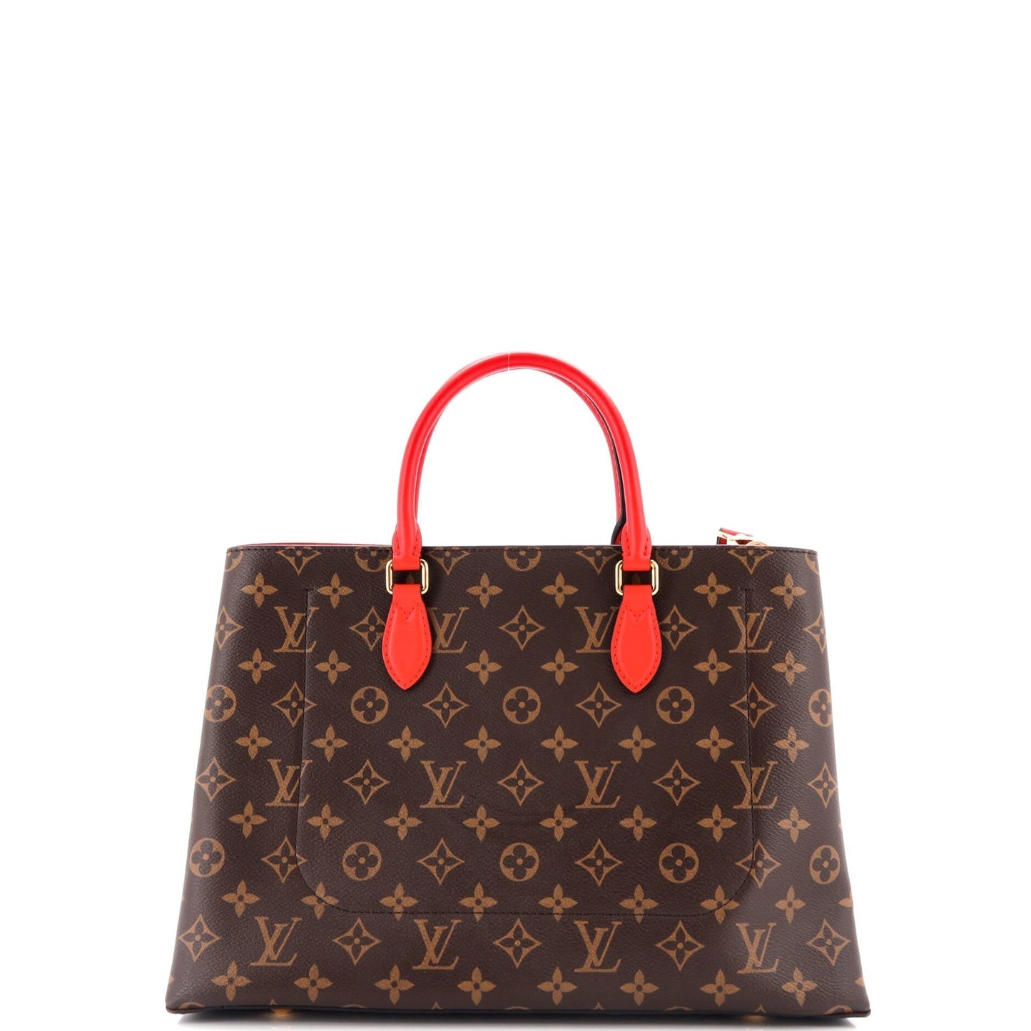 Louis Vuitton Flower Tote Canvas Monogram Tote Bag