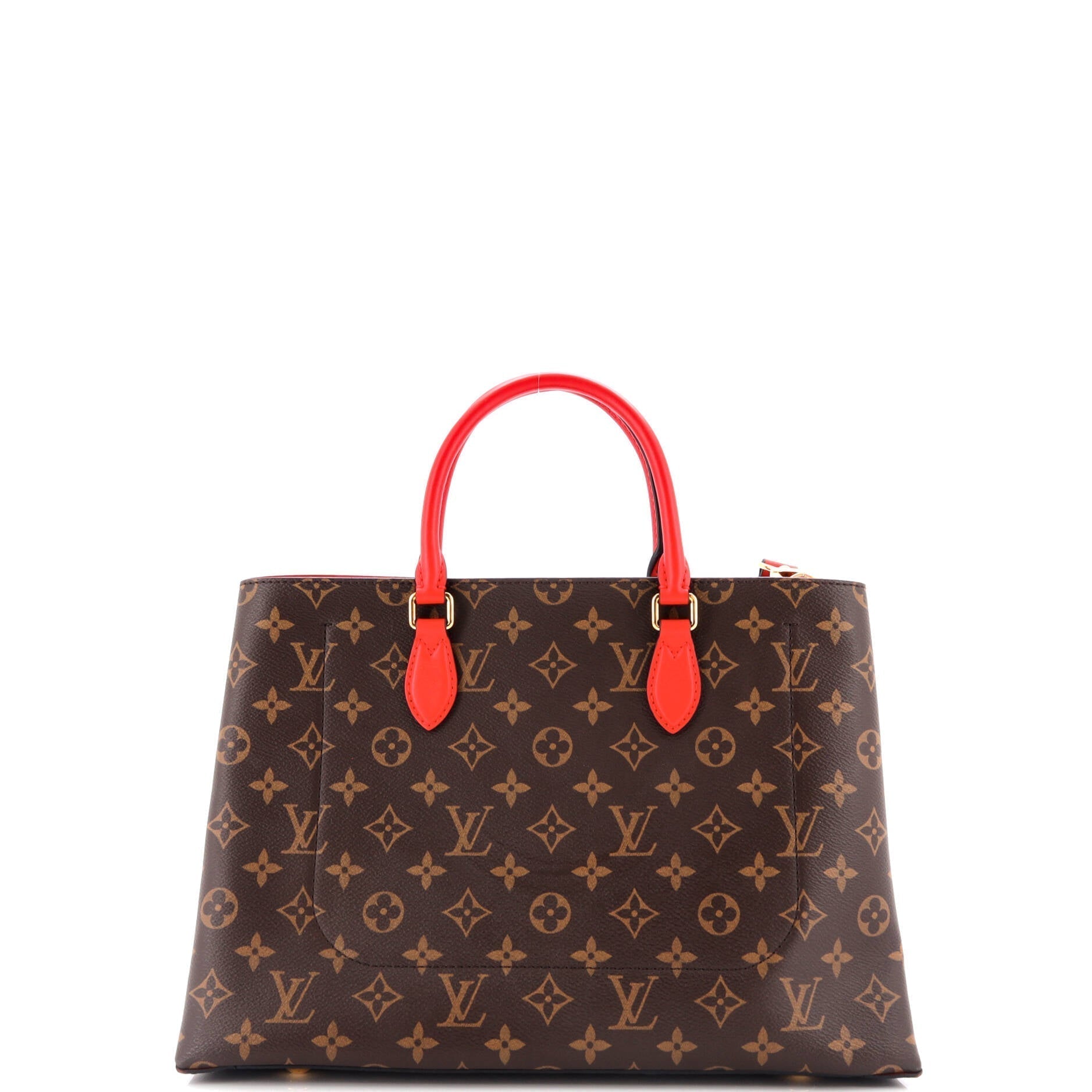 Louis Vuitton Flower Tote Canvas Monogram Tote Bag