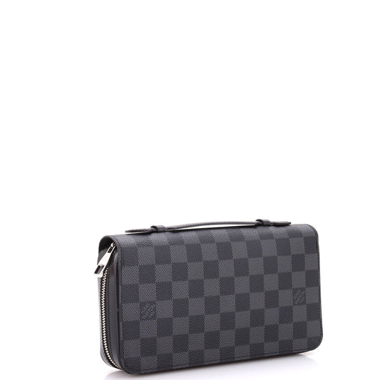 Louis Vuitton Zippy Wallet Damier Graphite Xl Handbag Travel Bag
