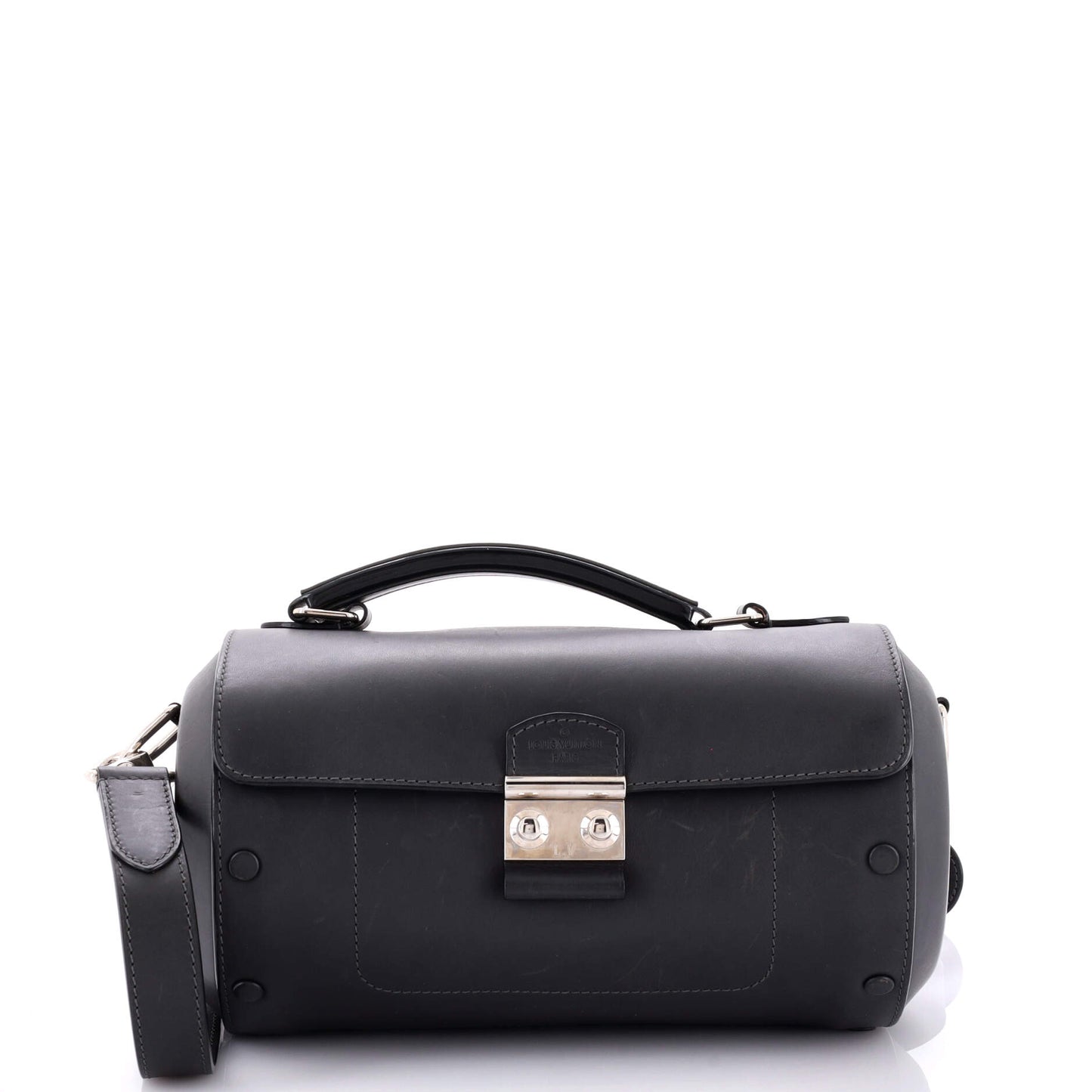 Louis Vuitton Barrel Shawl Case Bag Leather Travel Bag