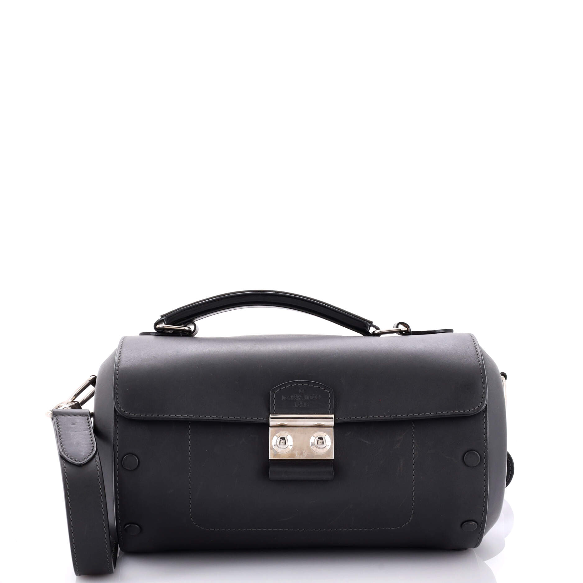 Louis Vuitton Barrel Shawl Case Bag Leather Travel Bag