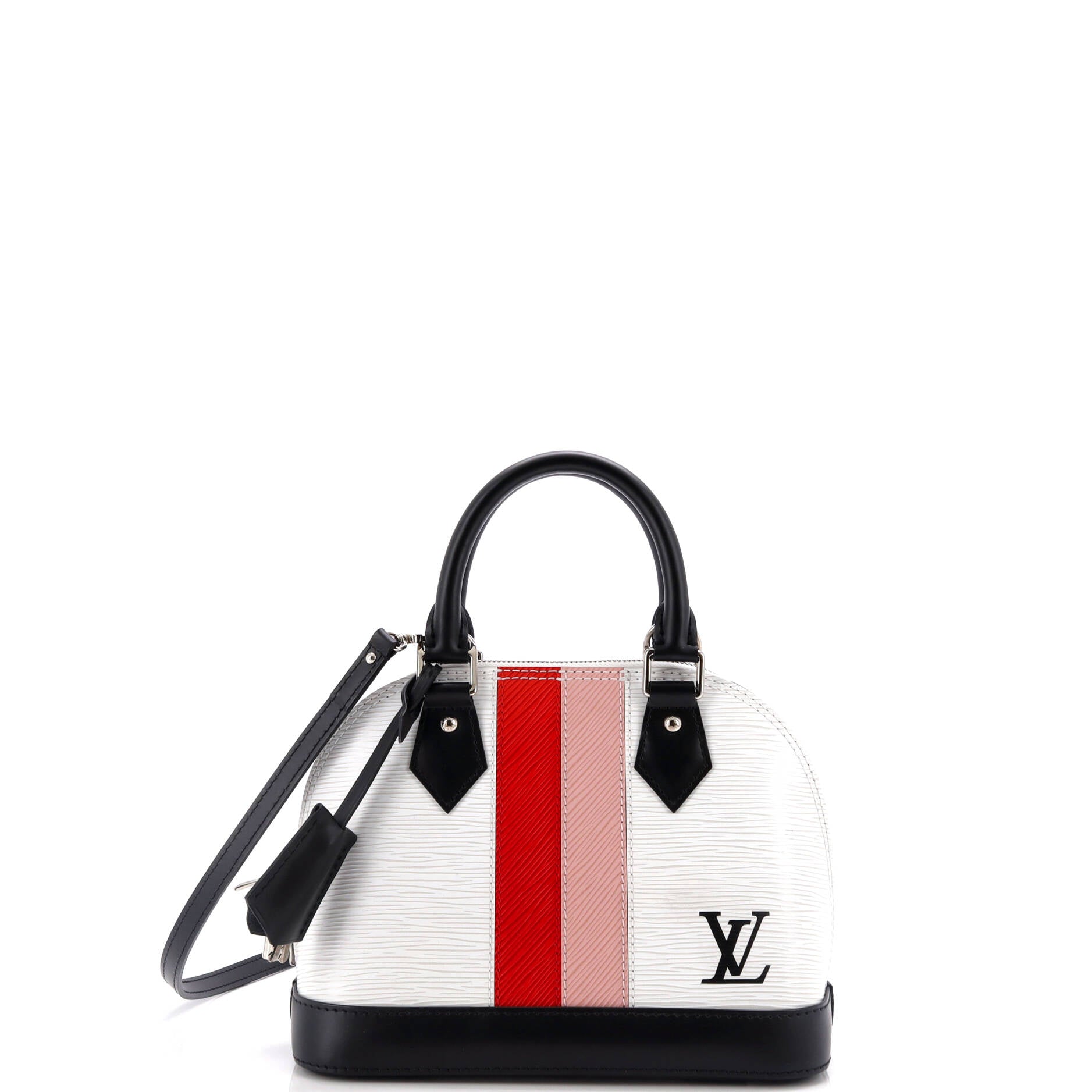 Louis Vuitton Alma Handbag Limited Edition Print Epi Bb Leather Travel Bag