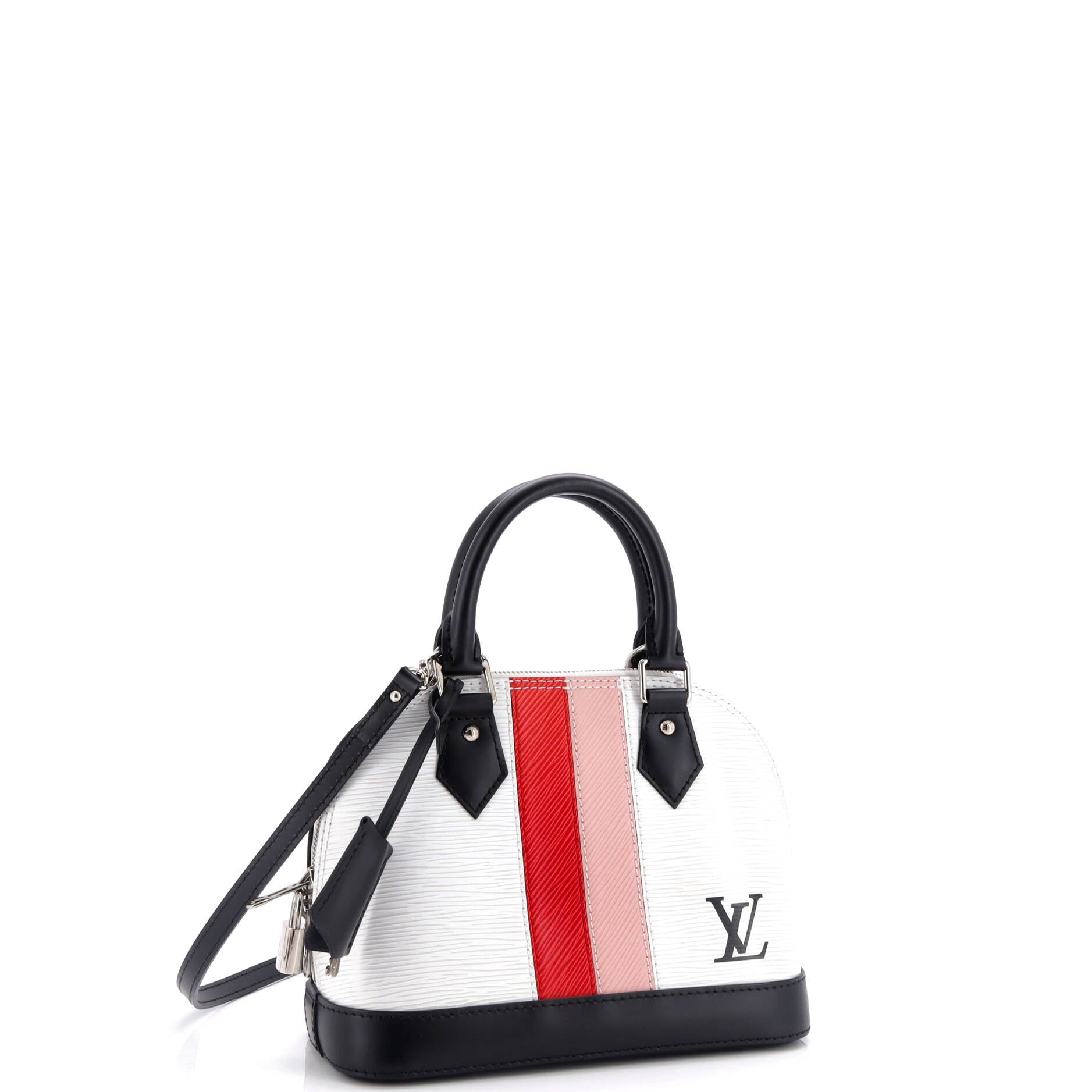 Louis Vuitton Alma Handbag Limited Edition Print Epi Bb Leather Travel Bag