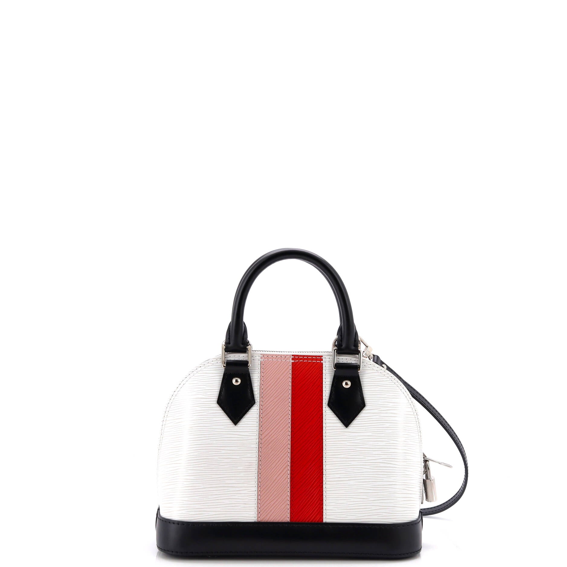 Louis Vuitton Alma Handbag Limited Edition Print Epi Bb Leather Travel Bag