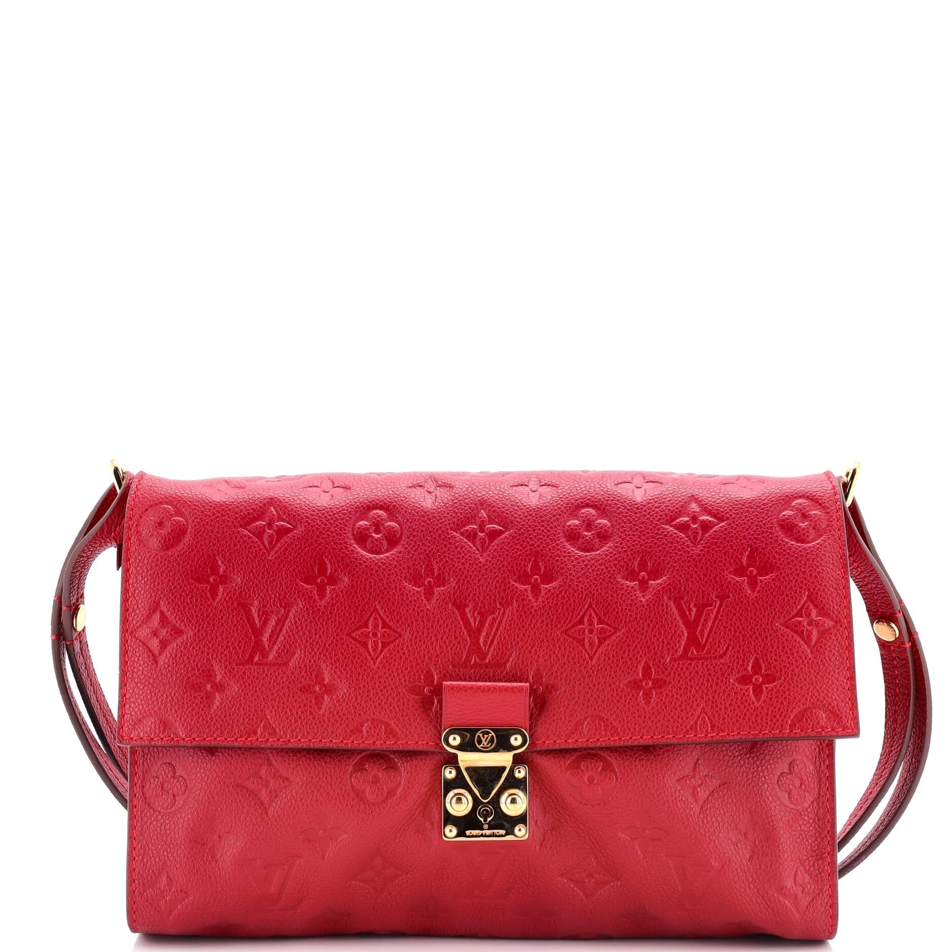 Louis Vuitton Fascinante Handbag Empreinte Leather Monogram Shoulder Bag