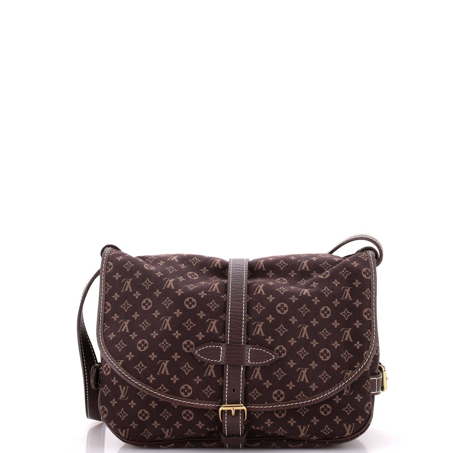 Louis Vuitton Saumur Handbag Lin Mini Travel Bag