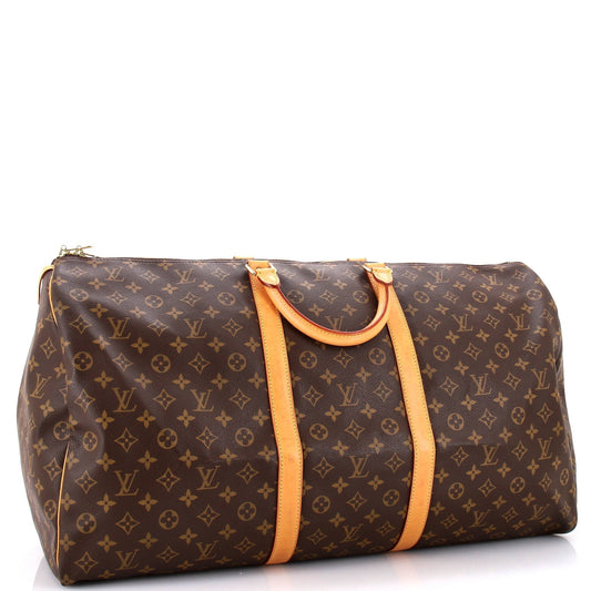Louis Vuitton Keepall Bag Canvas Monogram Travel Bag Canvas 6030029455