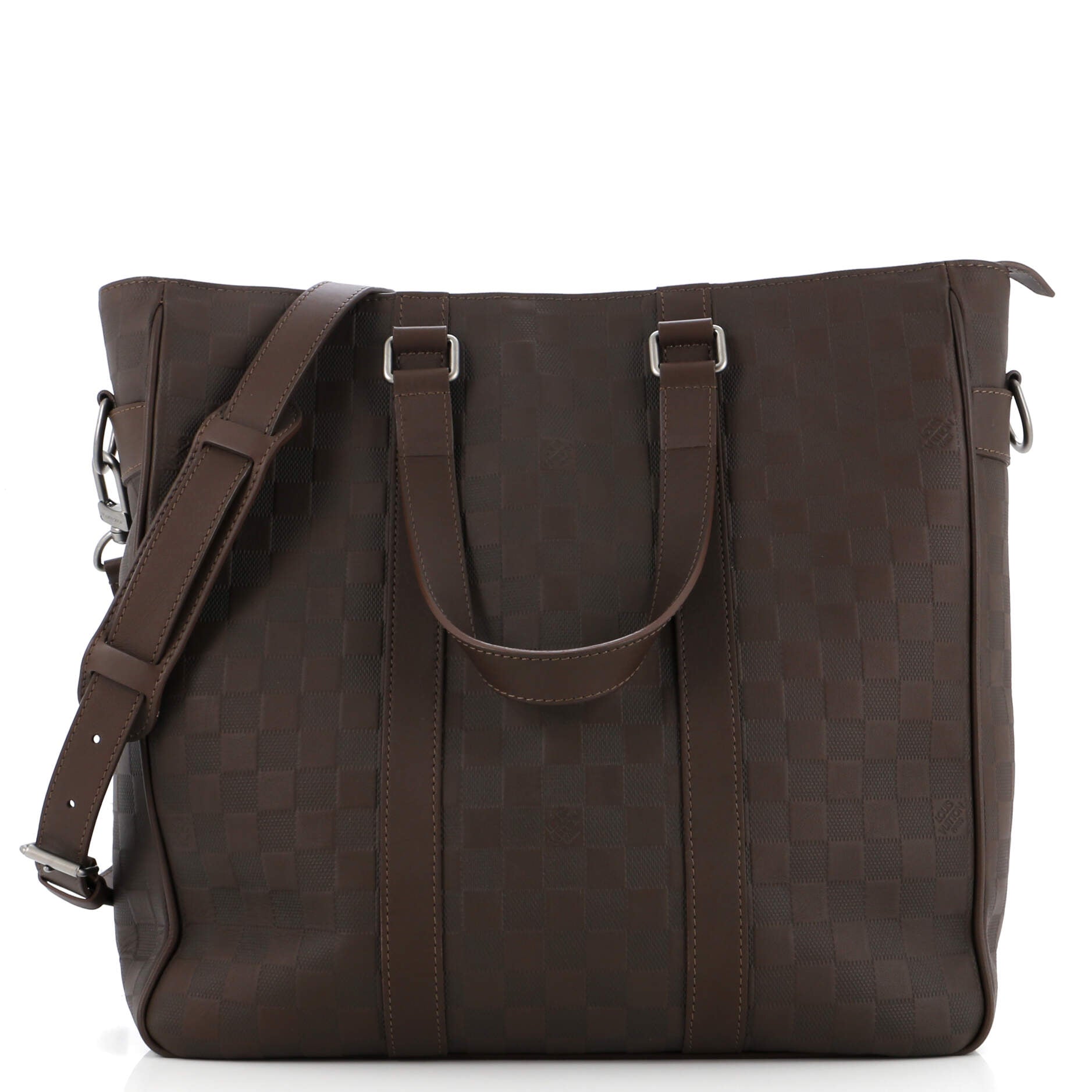 Louis Vuitton Tadao Handbag Damier Infini Mm Leather Tote Bag
