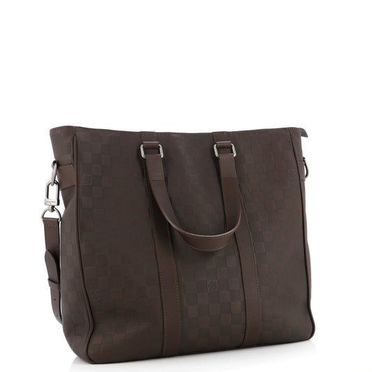 Louis Vuitton Tadao Handbag Damier Infini Mm Leather Tote Bag