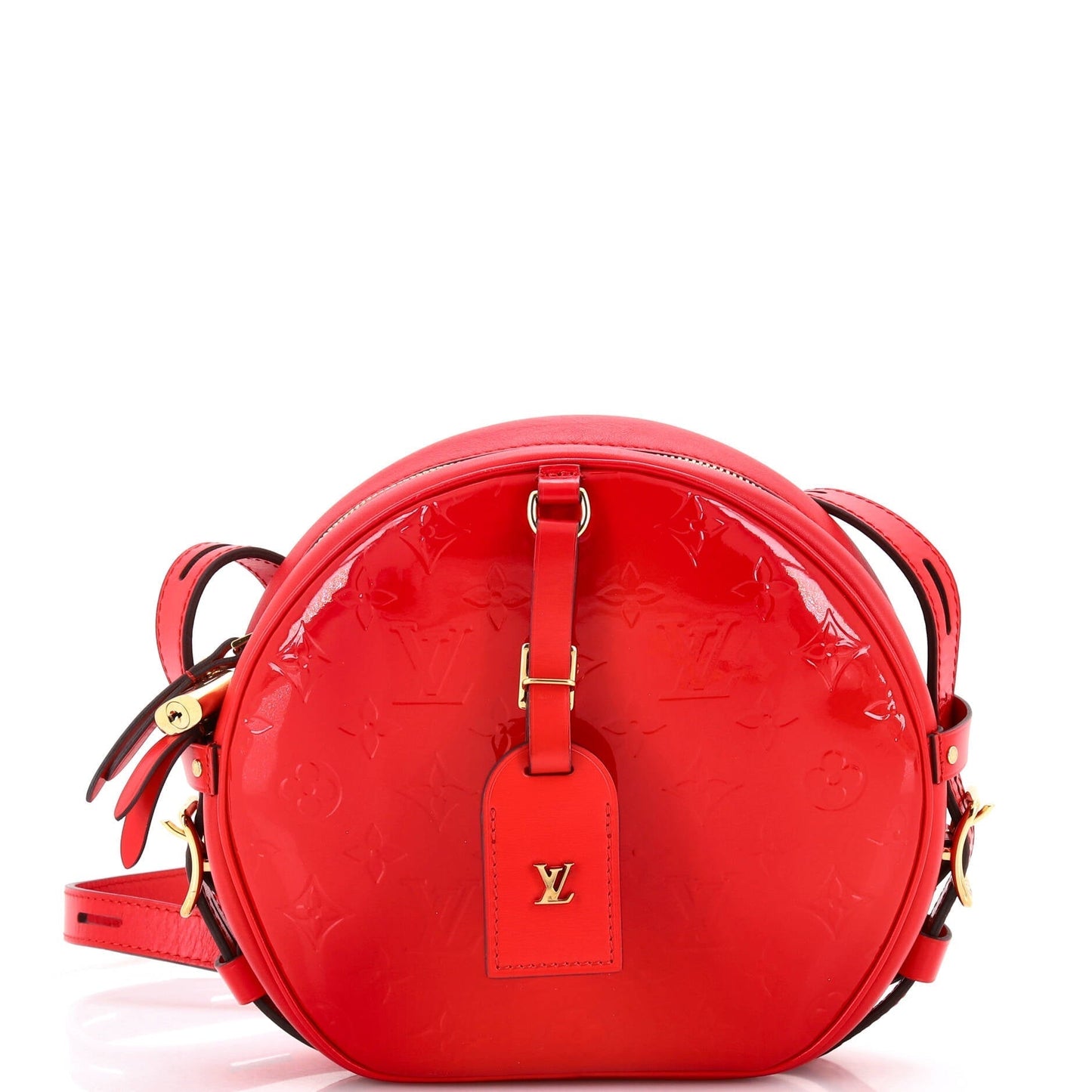 Louis Vuitton Boite Chapeau Souple Bag Vernis Mm Monogram Shoulder Bag