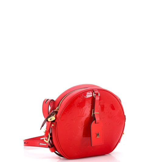 Louis Vuitton Boite Chapeau Souple Bag Vernis Mm Monogram Shoulder Bag